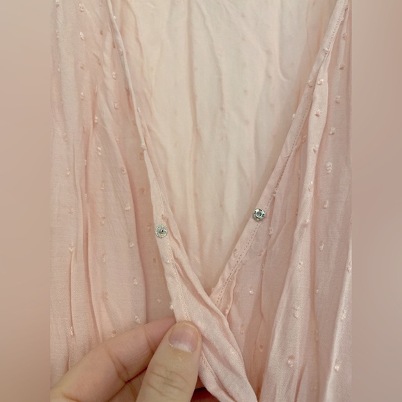 🚨 S O L D 🚨 Rare Christy dawn embroidered petal pink dahlia dress small - Picture 5 of 17